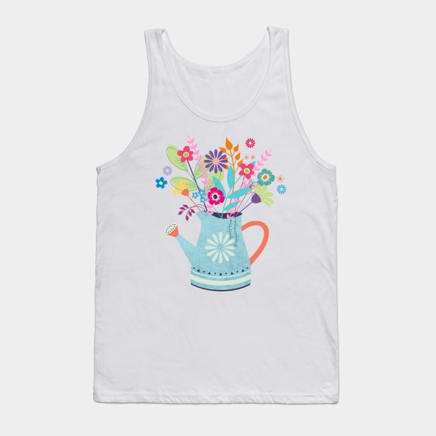 Flower watering can Tank Top by mil_papeles